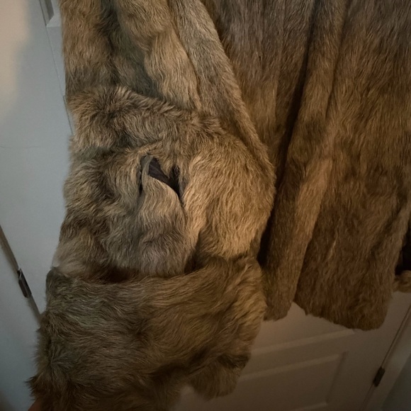 Vintage Fur Coat - Rabbit - Women’s S/M - Picture 8 of 12